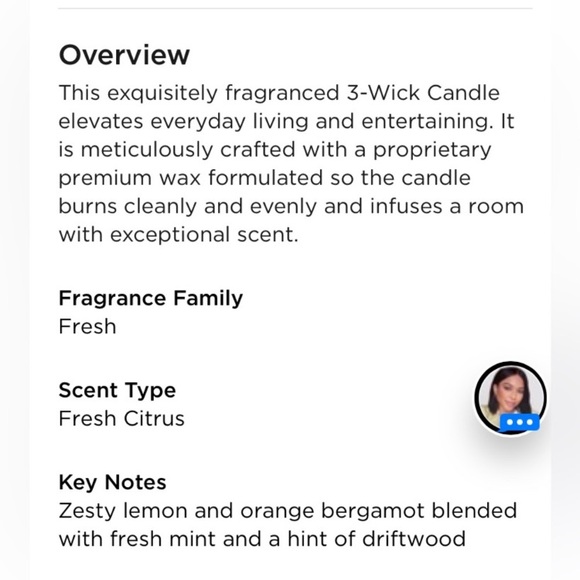 Nest Fragrances New York Amalfi Lemon & Mint 3-Wick Candle 21.1oz New No BOX - Picture 5 of 6